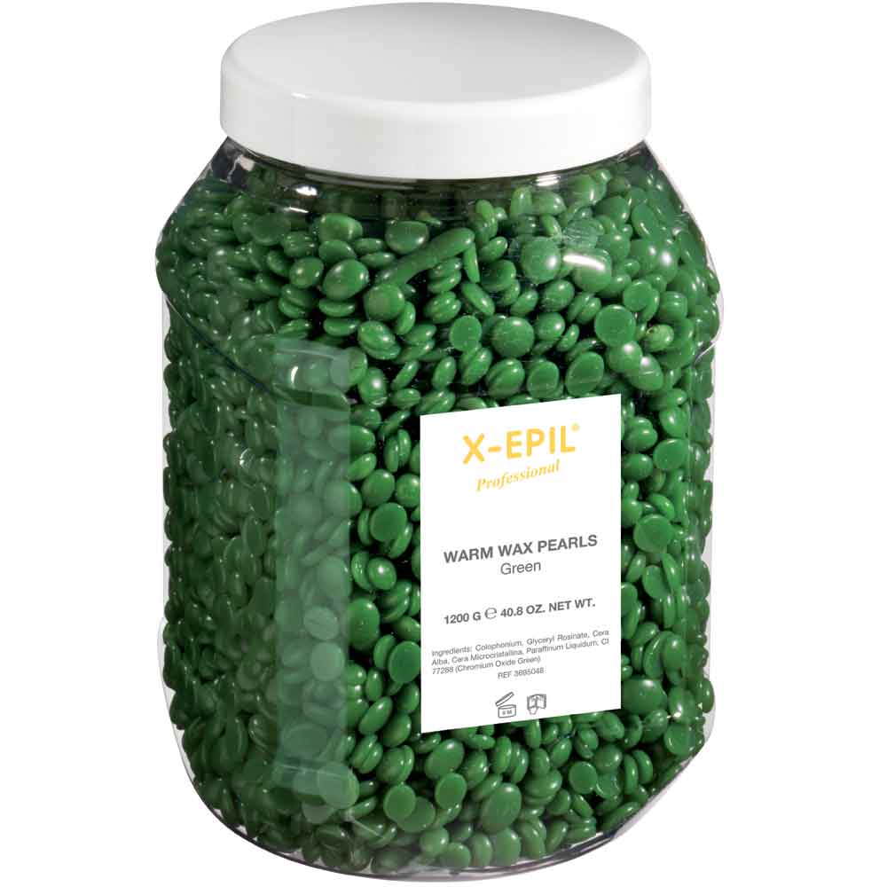 X-EPIL Warmwachs Perlen grün 1200 g