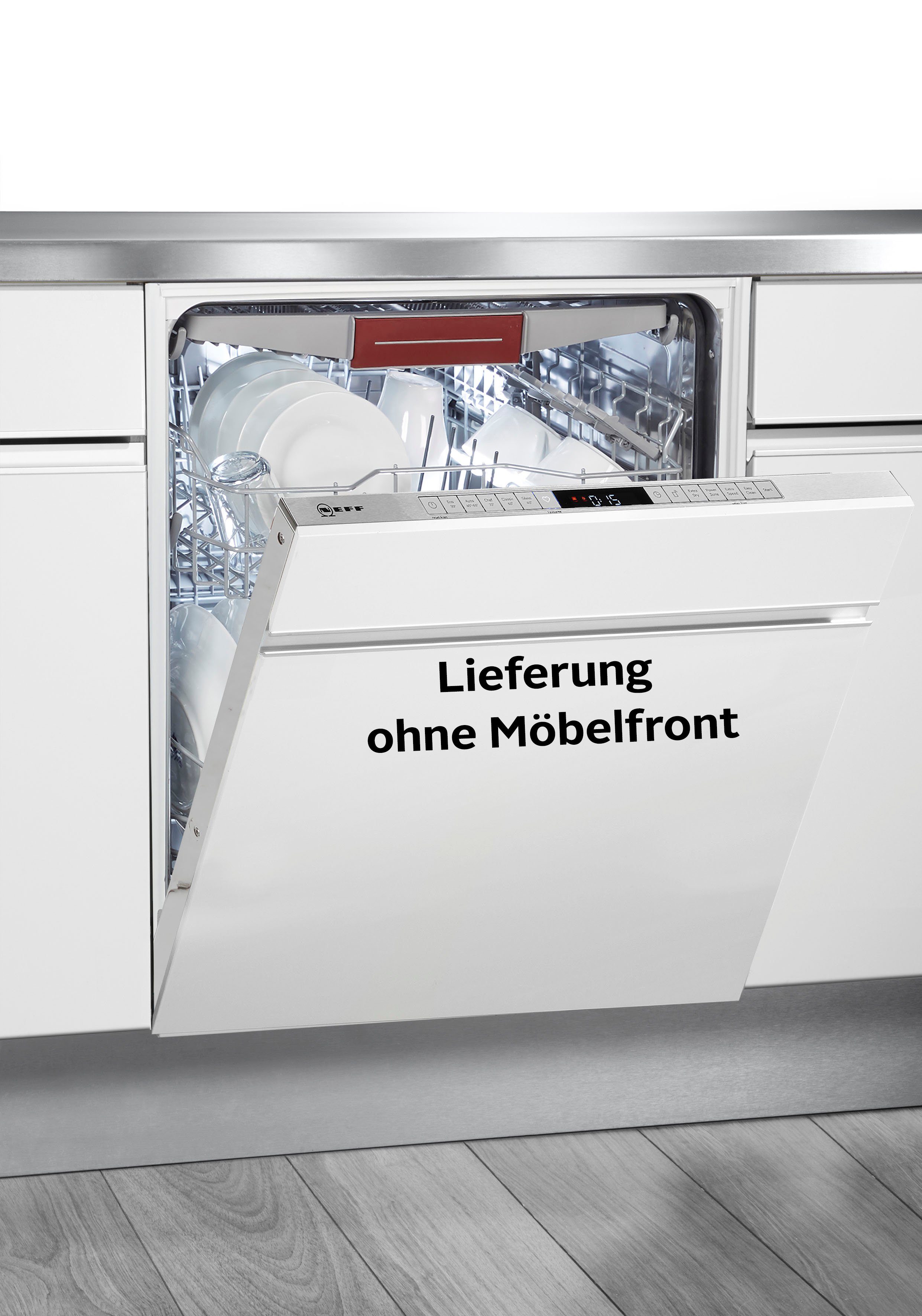 NEFF vollintegrierbarer Geschirrspüler, S155ECX05E, 13 Maßgedecke
