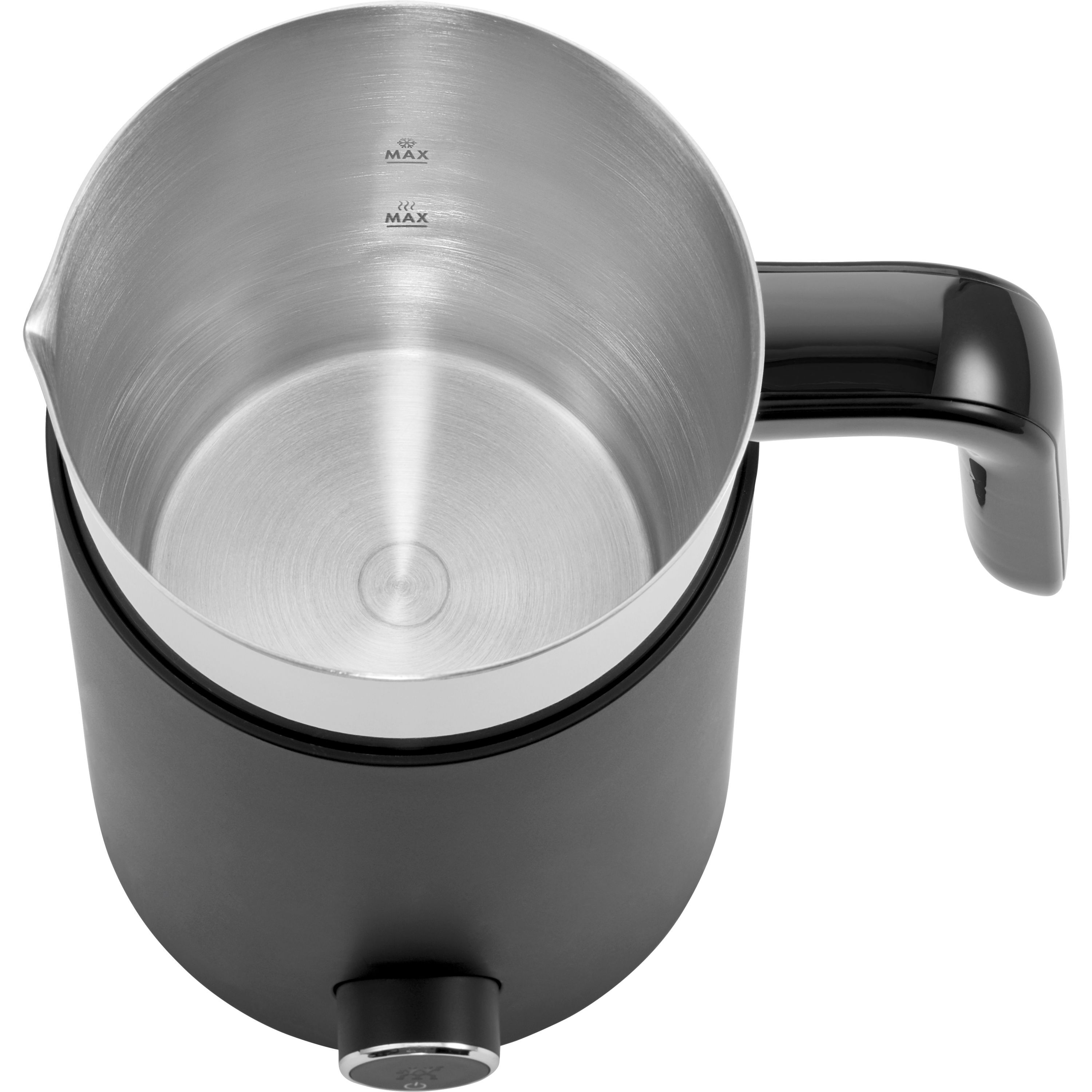 Milchaufschäumer, 400 ml, Schwarz
