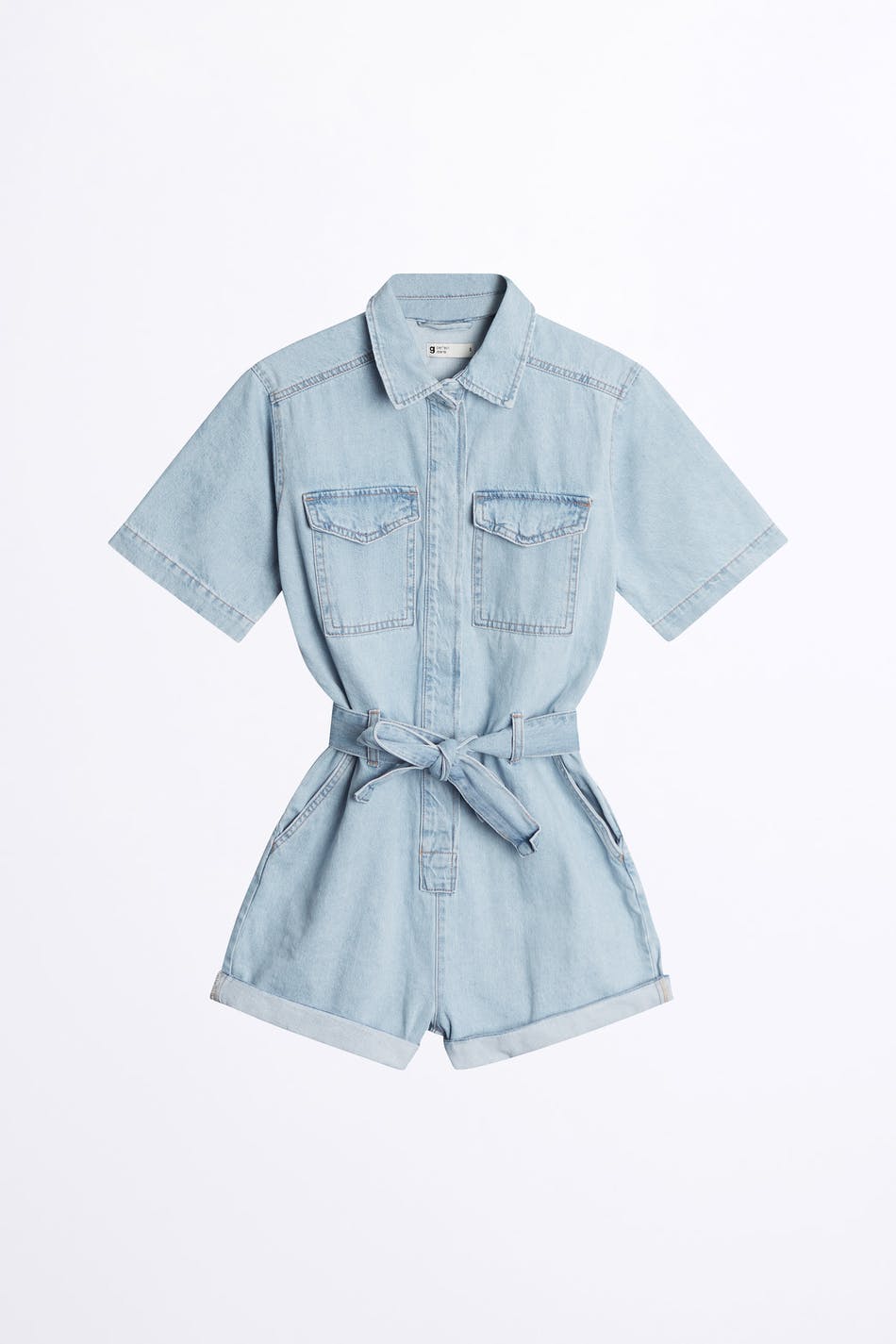 Denim romper