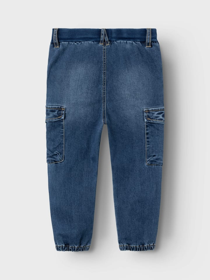 name it Baggy Cargo Jeans Hose Stretch Denim Jogger Pants NMMBEN in Dunkelblau günstig kaufen