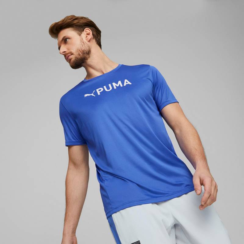 PUMA Fit Logo Funktionsshirt Herren