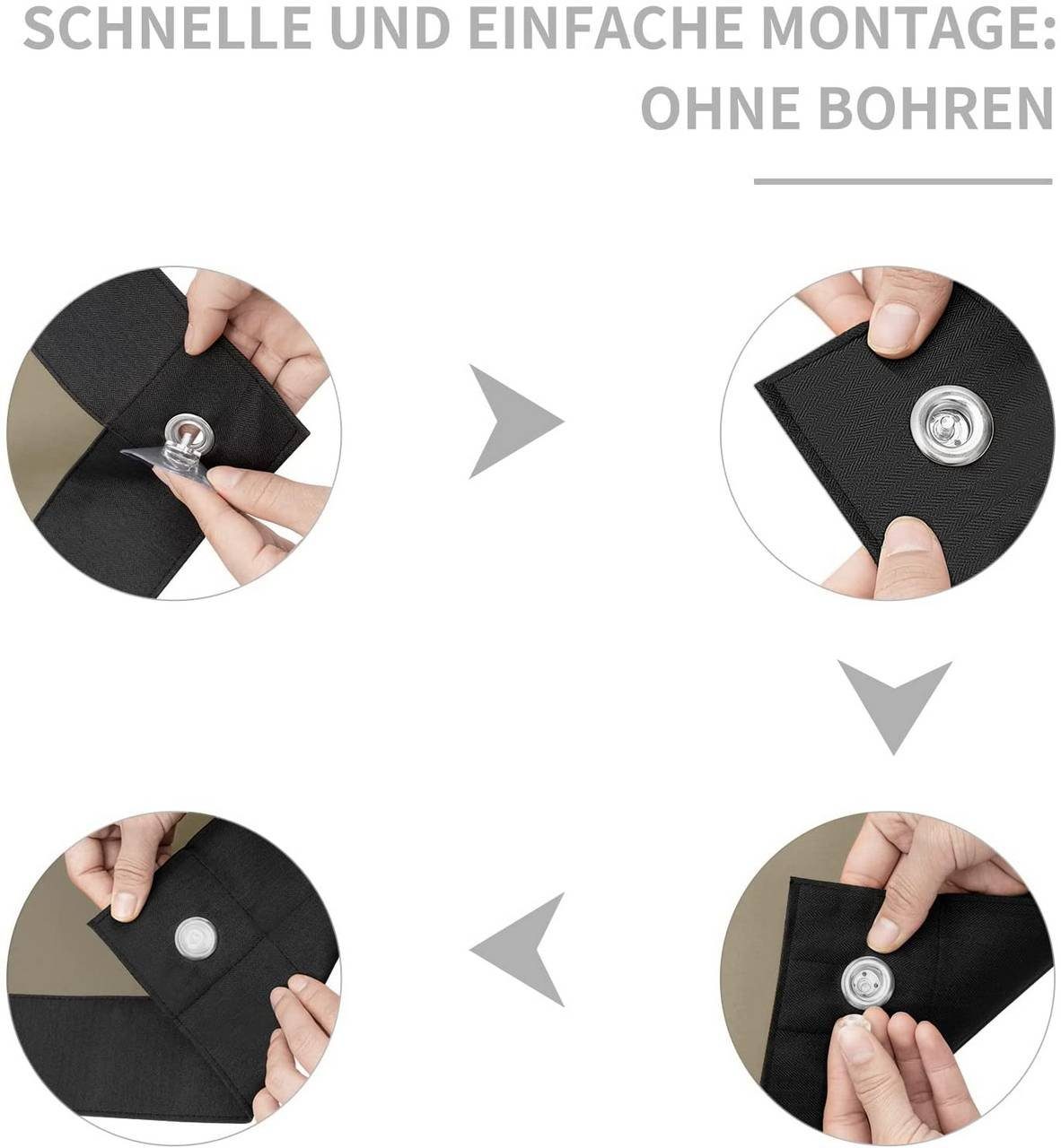 Dachfensterrollo, Woltu, 1x Thermorollo Dachfenster ohne Bohren, mit Saugnapf