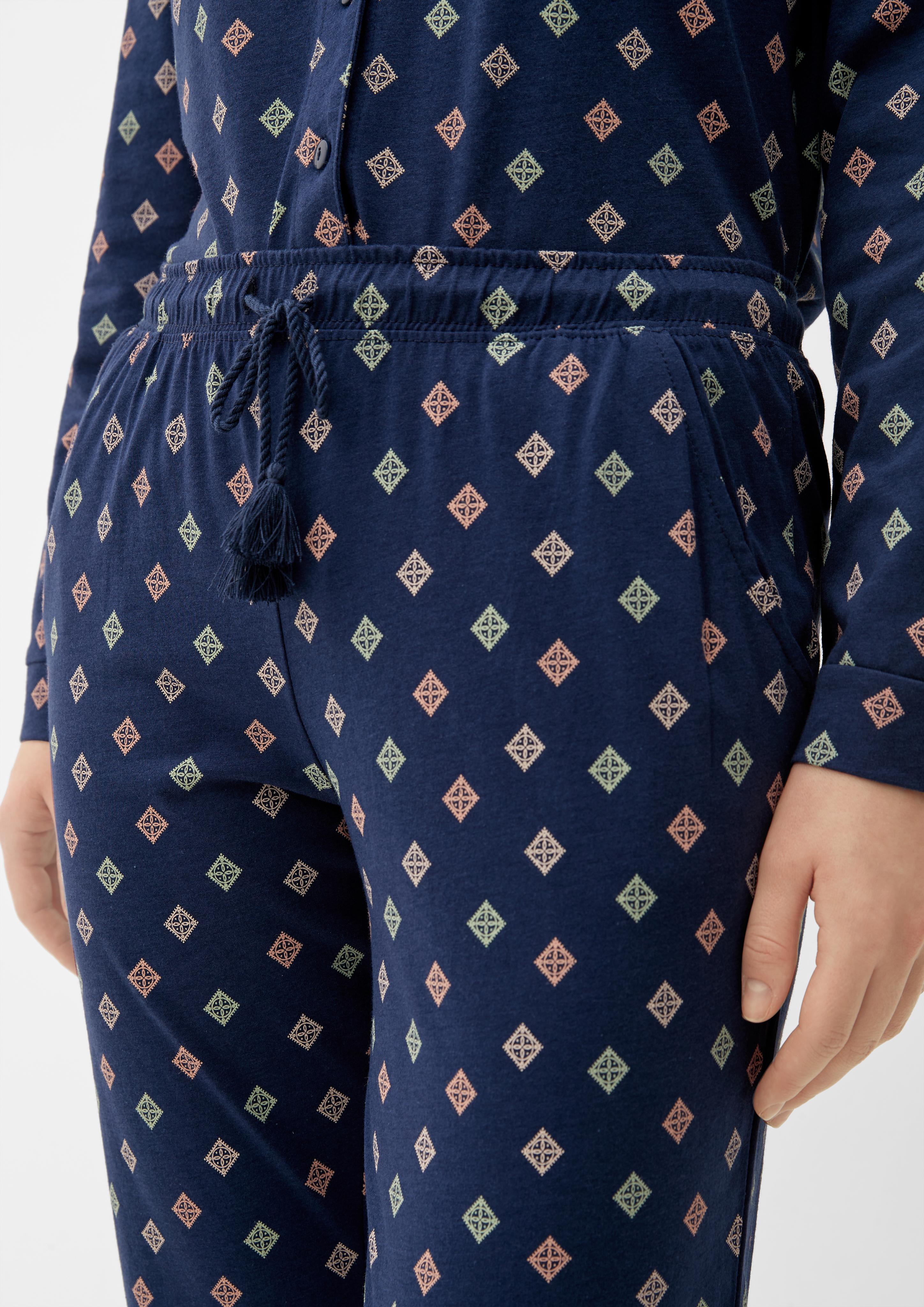 Pyjama aus Baumwollmix  6008369-5865