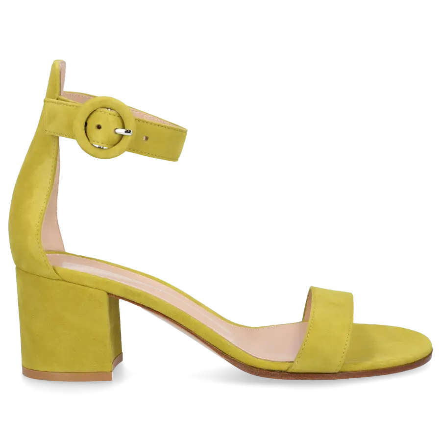 Gianvito Rossi - Sandalen VERSILLA 60 Veloursleder - grün