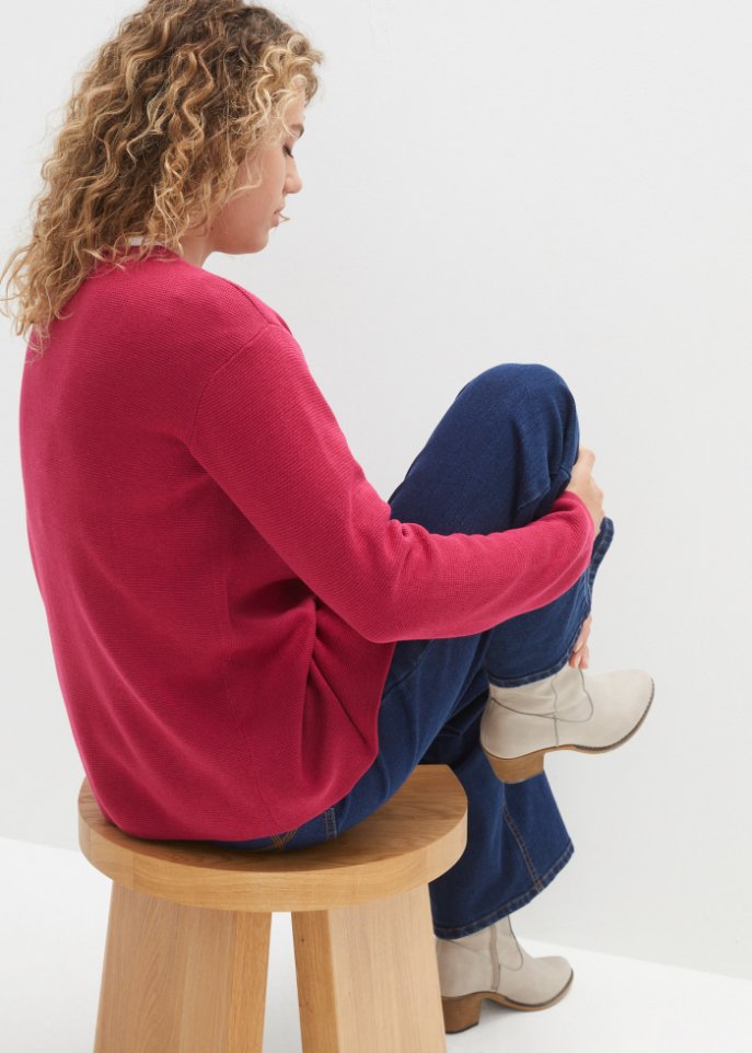 Essential Milano Rib Strickjacke