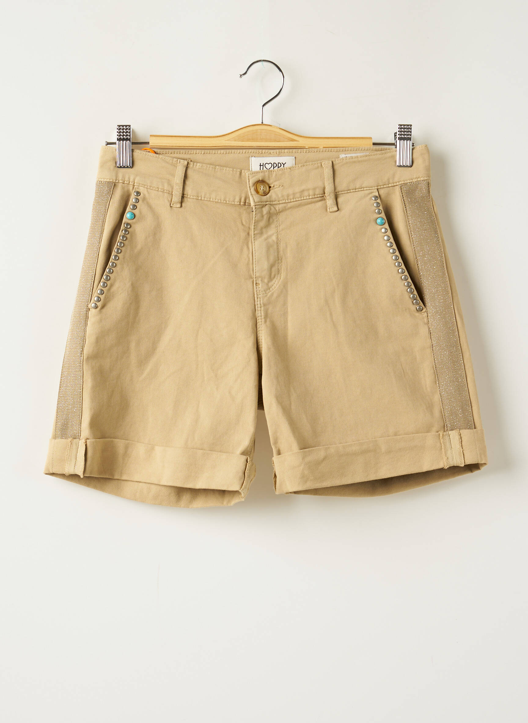 Happy Shorts 1 Femme couleur beige