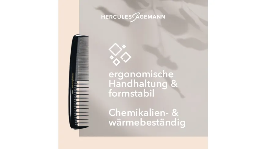 HERCULES Sägemann Ondulierkamm Naturkautschuk