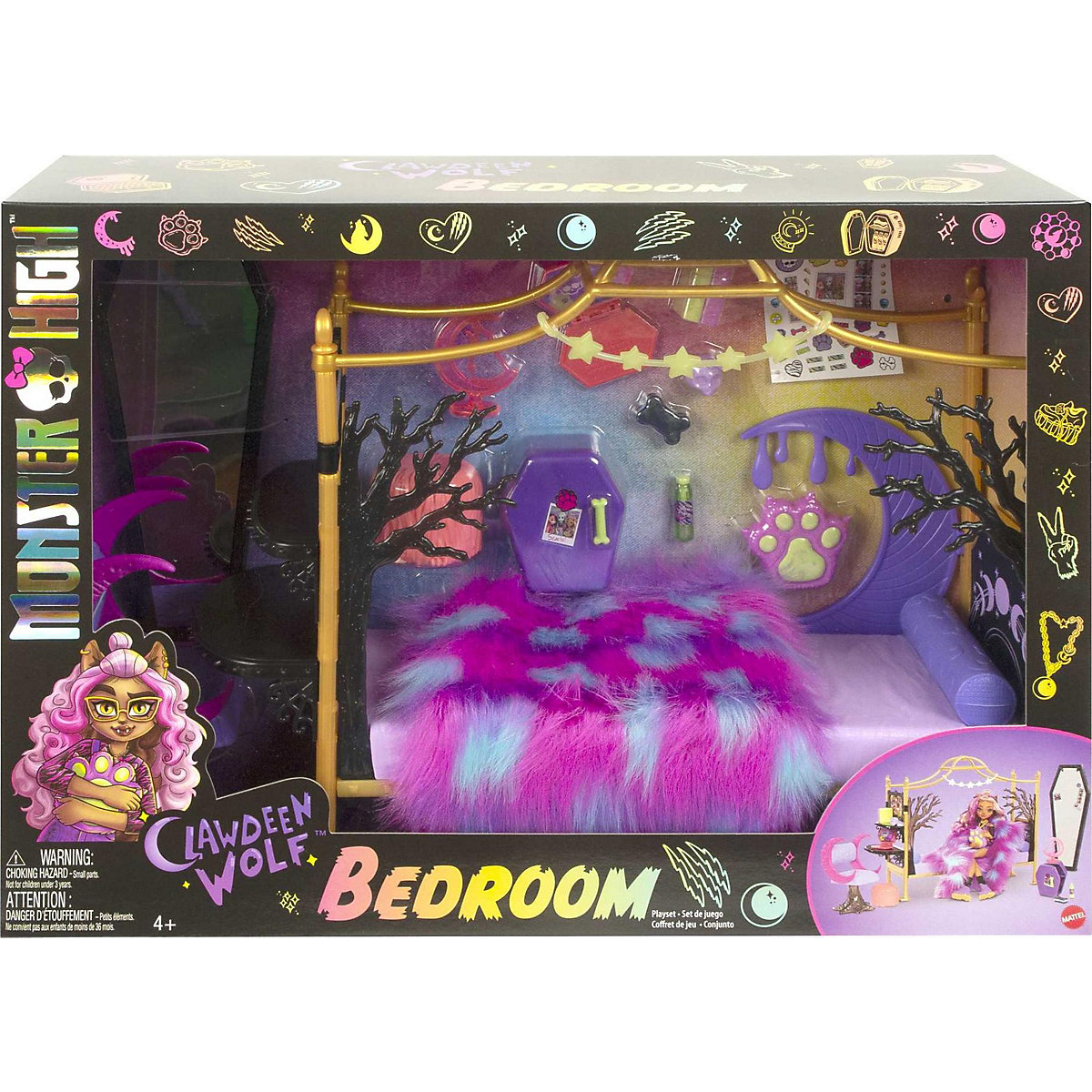 Monster High Clawdeen Wolfs Schlafzimmer