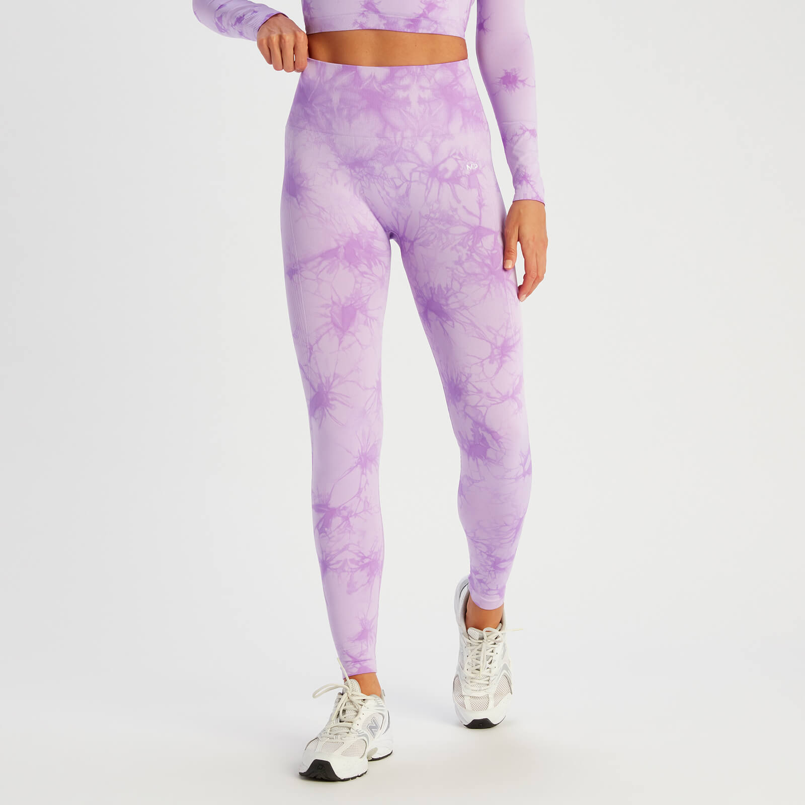 Legging sans coutures MP Shape pour femmes – Tie-dye violet