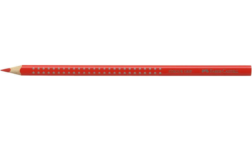 FABER-CASTELL Farbstift CASTELL GRIP COLOUR geraniumrot hell