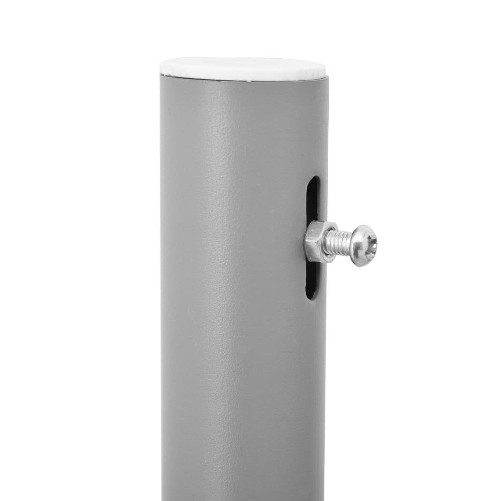 vidaXL Balkonsichtschutz Ausziehbare Seitenmarkise Braun 100 x 600 cm
