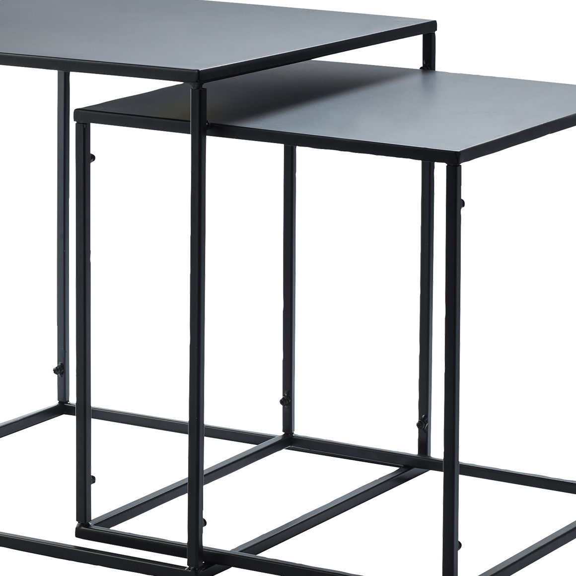 Beistelltisch-Set aus Metall