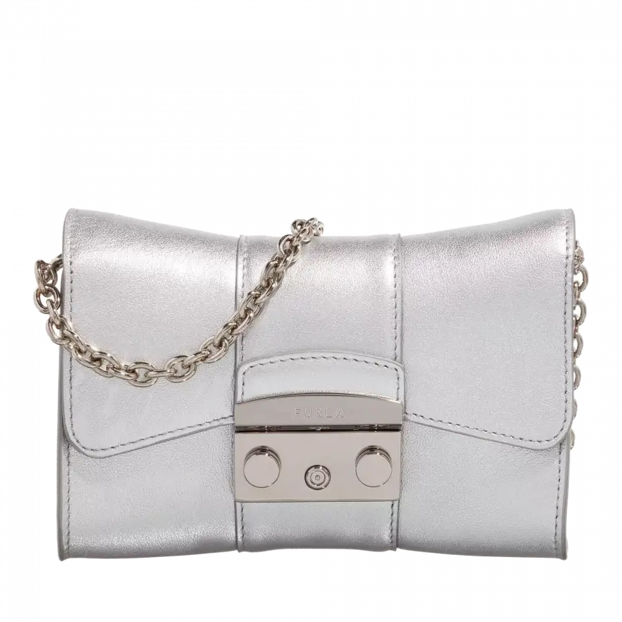Furla - Furla Shoulder Bags Synthetische Fasern Silver - silber