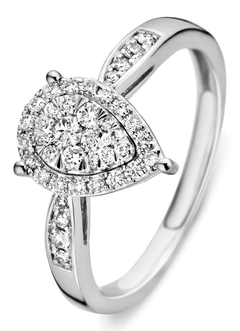 Anello Enchanted Diamond Point in oro bianco, diamante da 0,36 ct