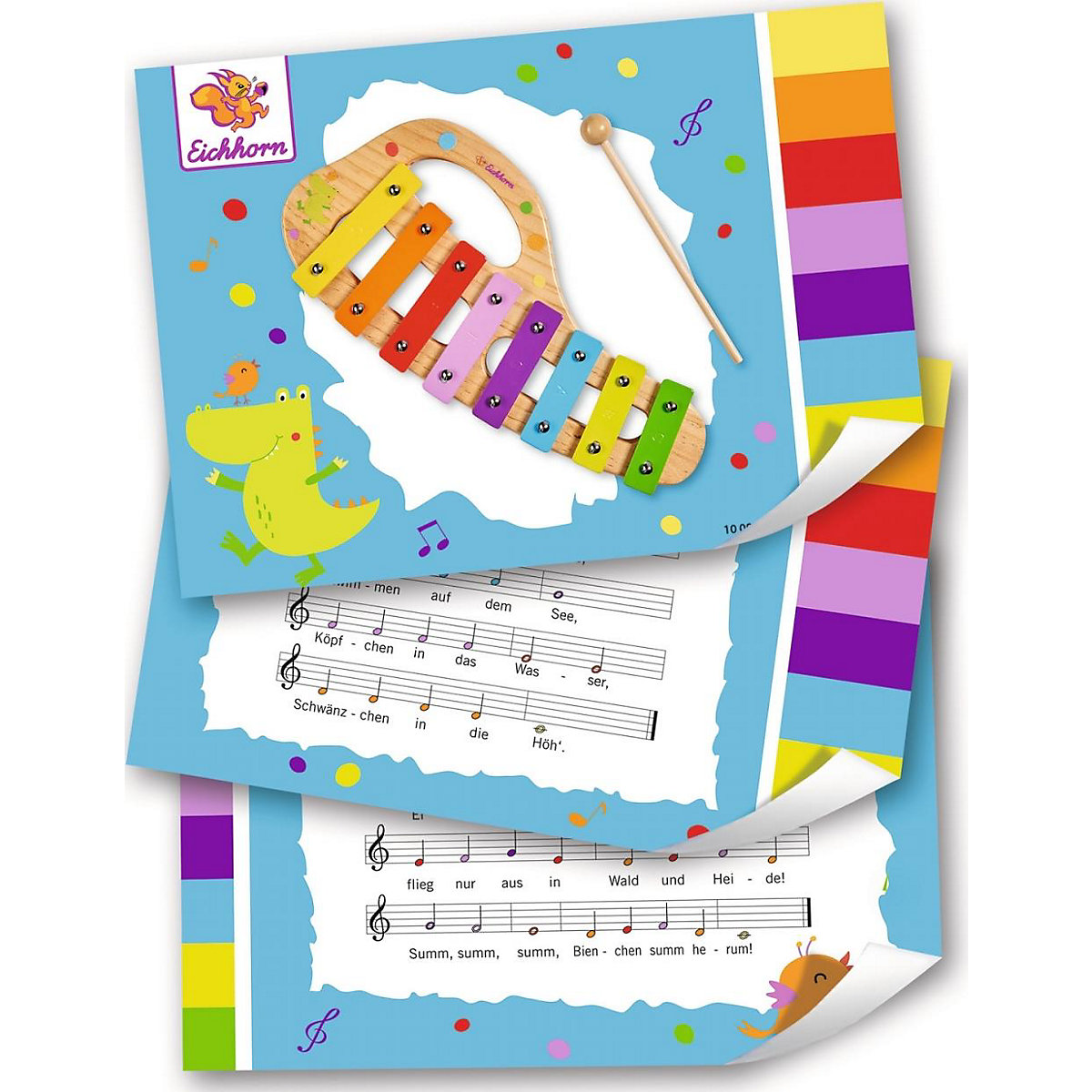 Musik Xylophon 8 Töne