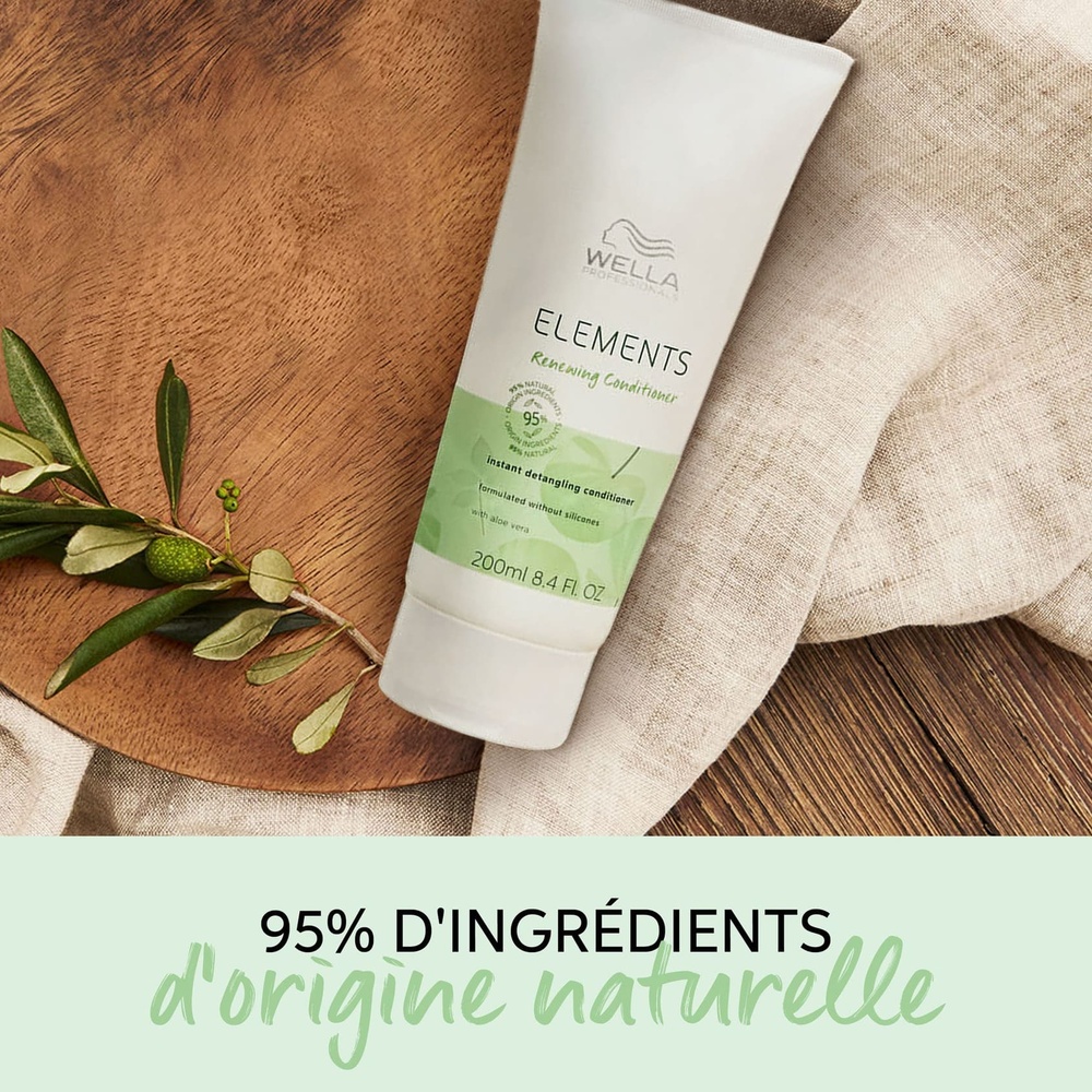 Wella Conditionneur Elements Conditionneur démêlant instantané pour tous types de cheveux