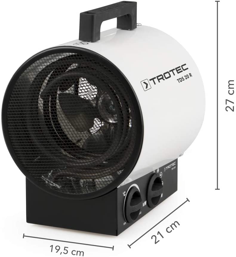 Chauffage électrique Trotec 1410000002 TDS 20 R 3,0 kW