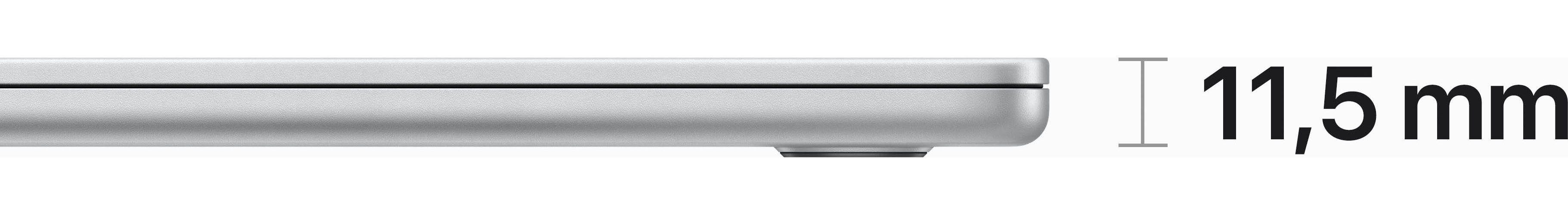 Apple MacBook Air Notebook (38,91 cm/15,3 Zoll, Apple M2, 10-Core GPU, 512 GB SSD)