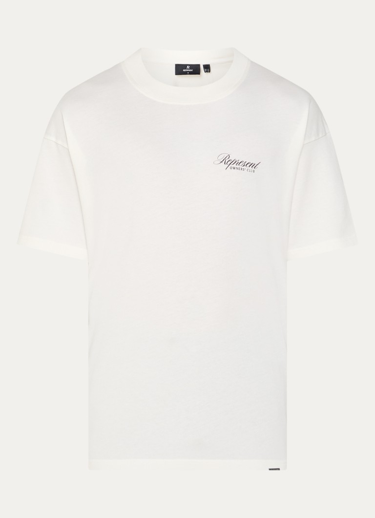 Tricou Owners Club cu logo și imprimeu pe spate.