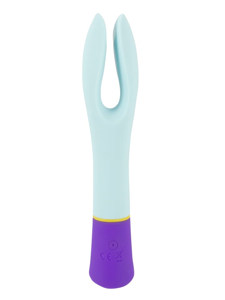 You2Toys Vibrator double vibrator in Türkis/Lila/Gelb günstig kaufen 18 cm