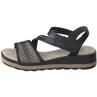 Rieker Sandale in schwarz
