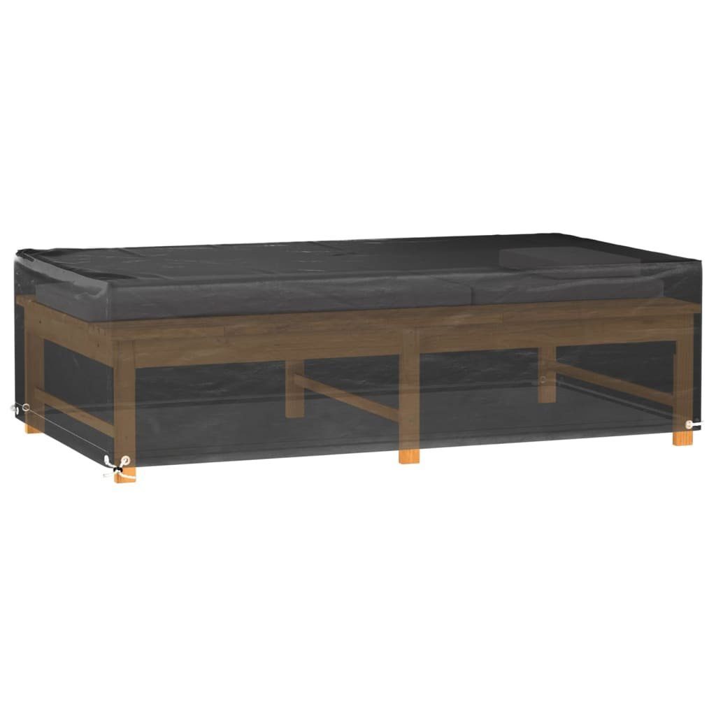 vidaXL Gartenmöbel-Schutzhülle Gartenmöbel-Abdeckung 8 Ösen 125x70x35 cm Rechteckig (1-St)