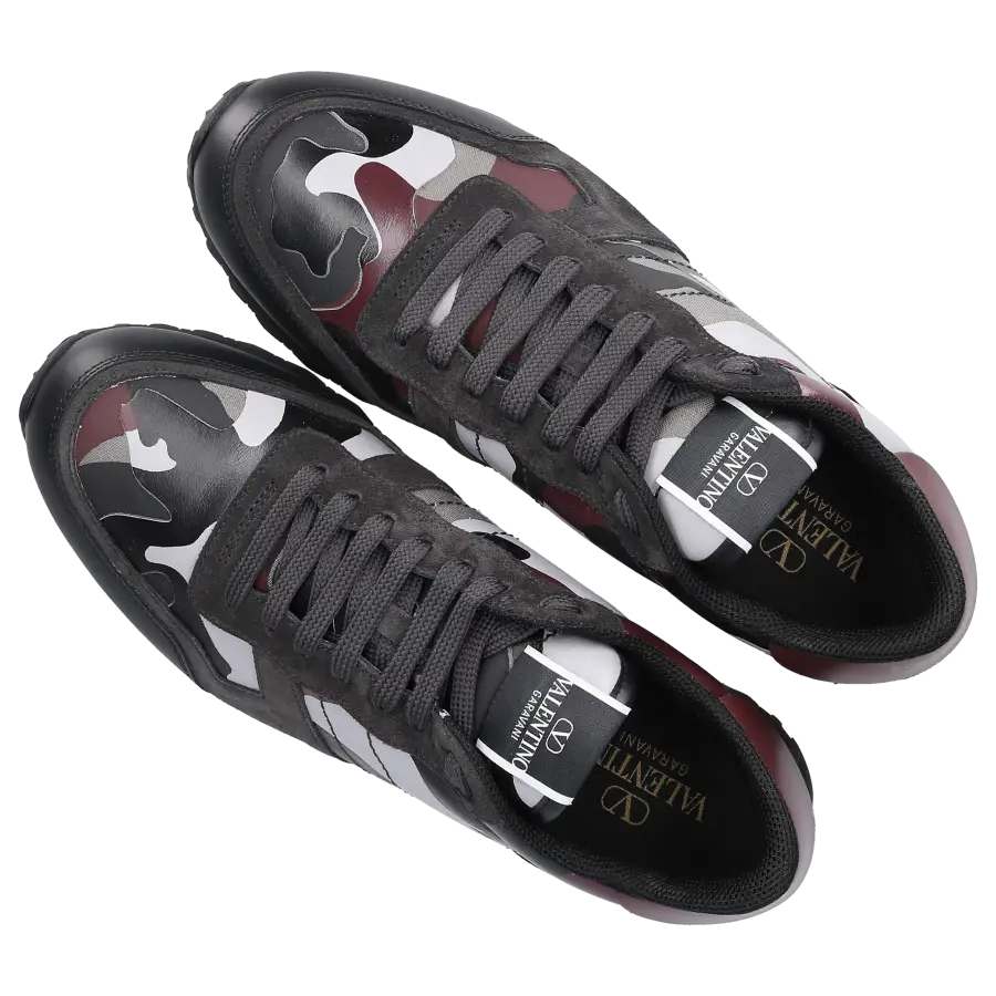 Valentino Garavani - Sneaker low ROCKRUNNER Kalbsleder - schwarz