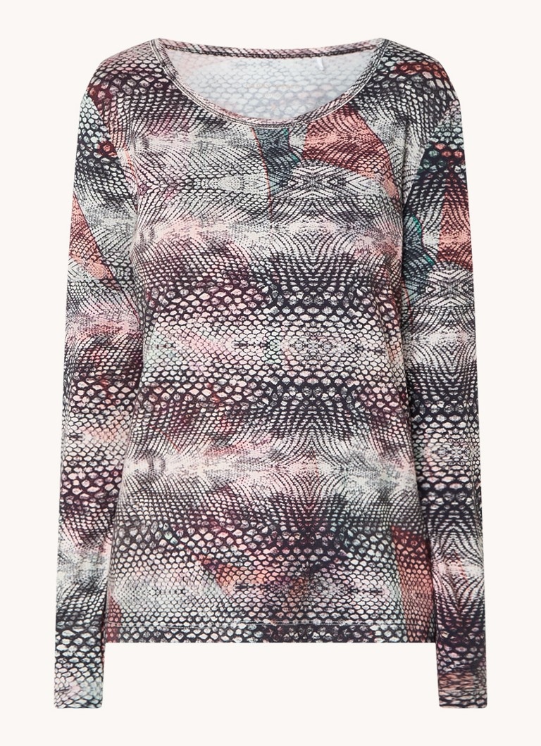 Camicia a maniche lunghe Gerry Weber con stampa pitonata