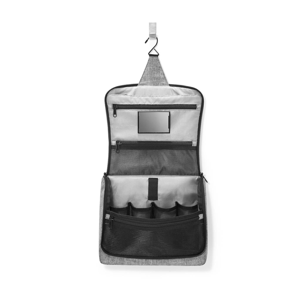 Toiletbag XL twist silver