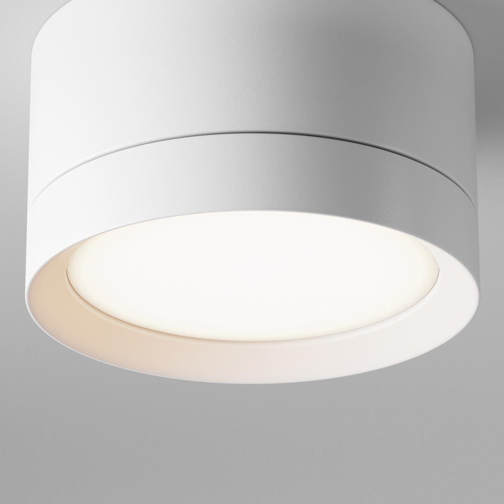 click-licht Deckenspot Deckenaufbauleuchte Hoop in Weiß GX53 50mm, keine Angabe, Leuchtmittel enthalten: Nein, warmweiss, Deckenstrahler, Deckenspot, Aufbaustrahler