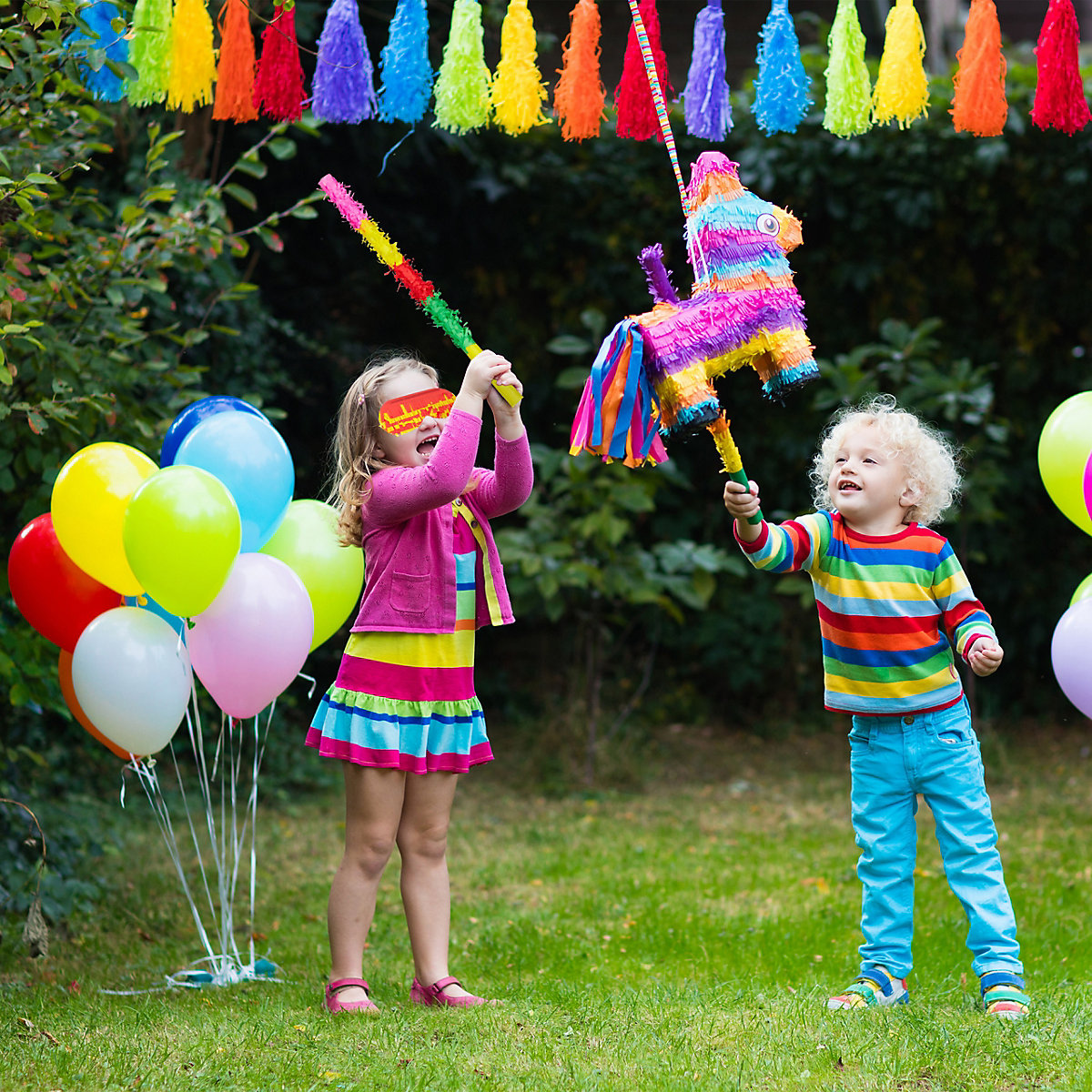 4 x Pinata Zubehör Set