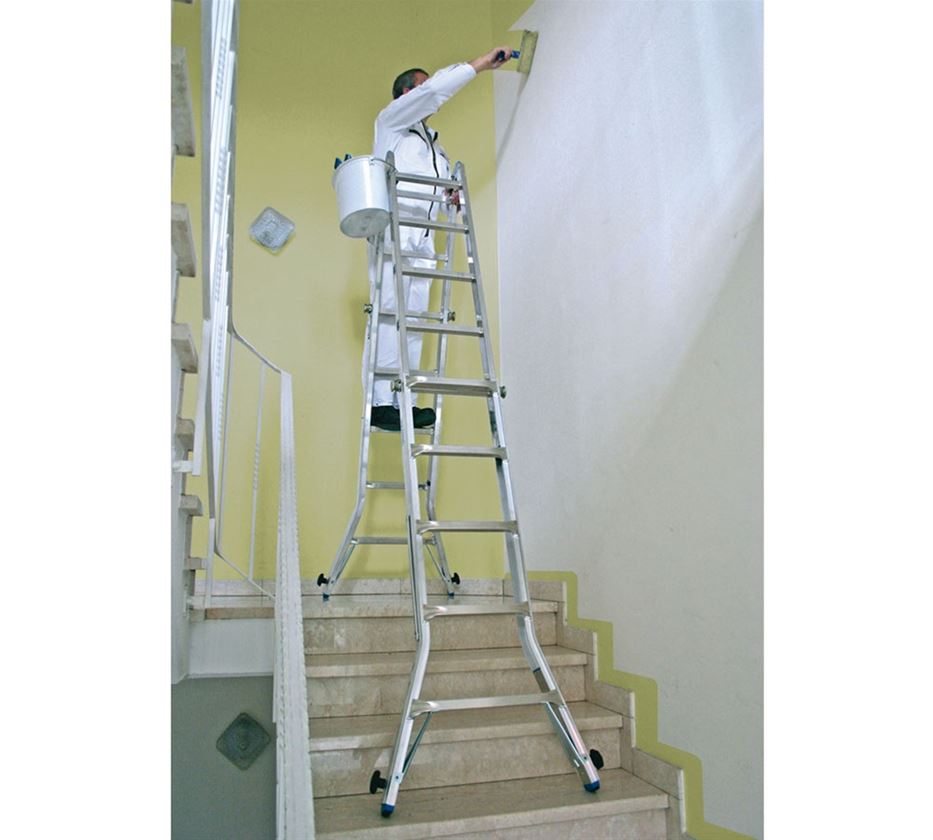 KRAUSE STABILO Gelenk-Teleskopleiter (Aluminium)