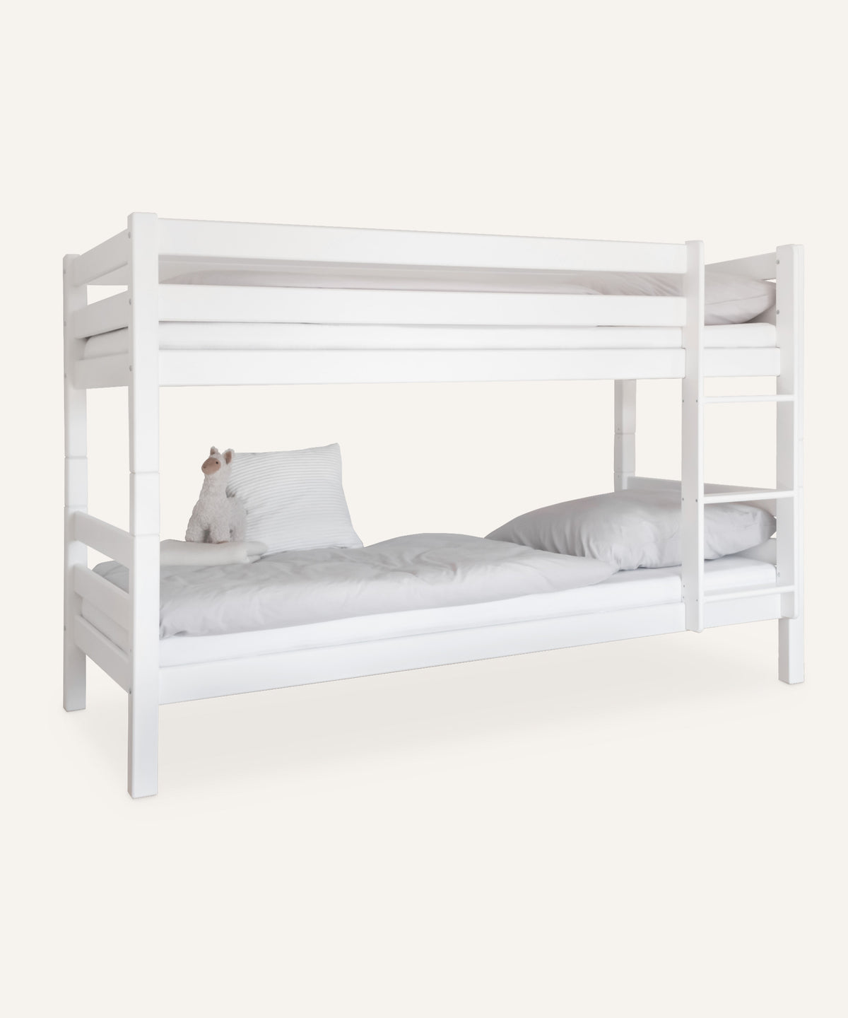 Etagenbett Buche Mittelhoch Weiß