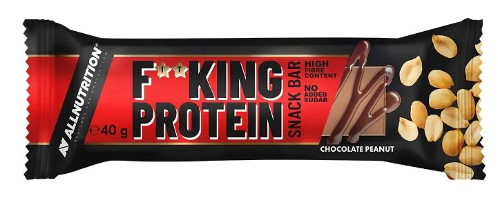 Allnutrition Fitking Протеинска чоколада са кикирикијем - грицкалица 40 г