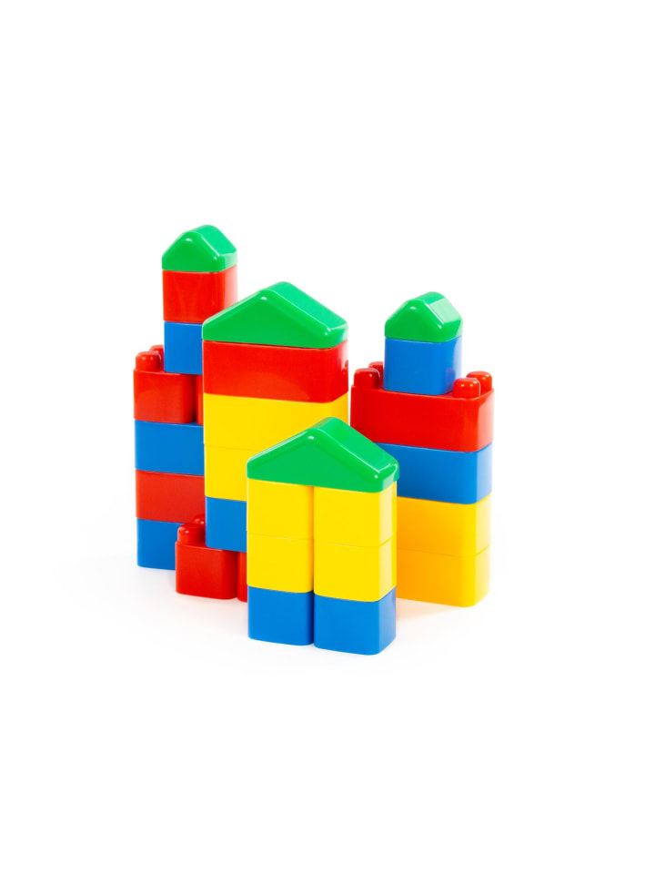POLESIE Bausteine-Set 28 Teile 61782 in bunt günstig kaufen onesize