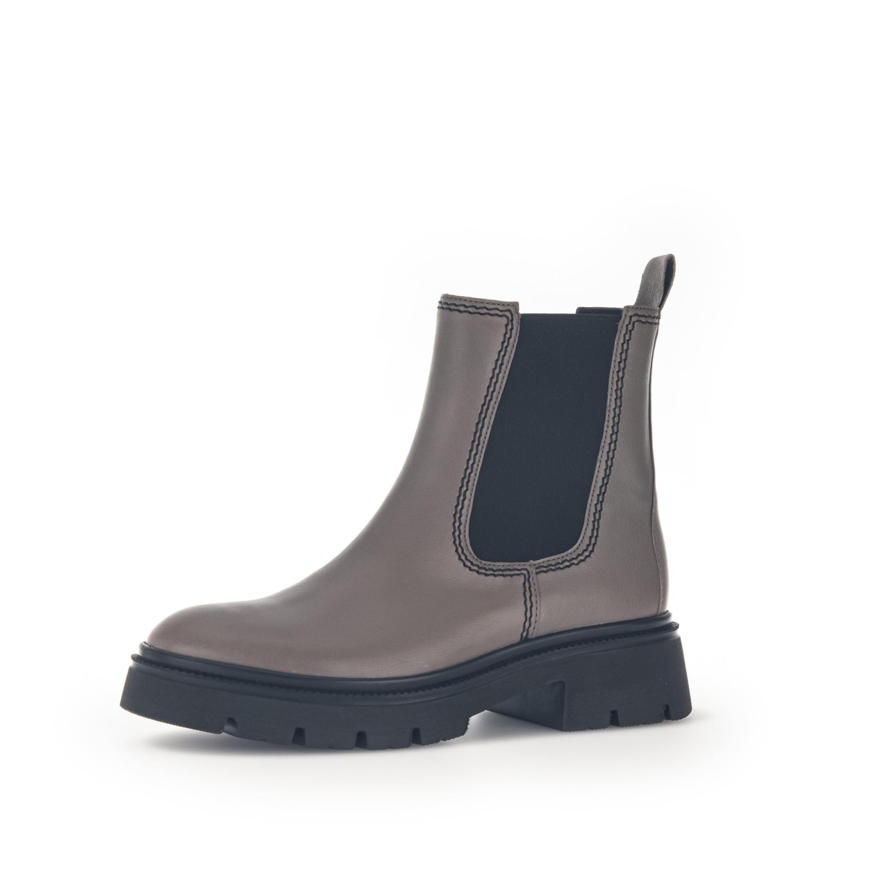 GABOR Stiefeletten beige taupe nappa Flauschfutter
