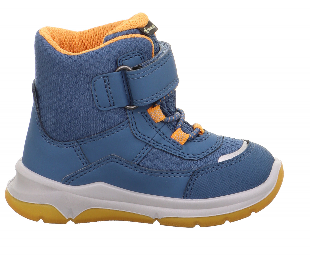 COOPER - Blau/OrangeBoots mit Klettverschluss