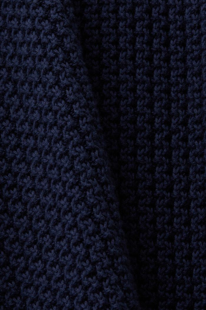 Strukturierter Strickpullover mit Rundhalsausschnitt