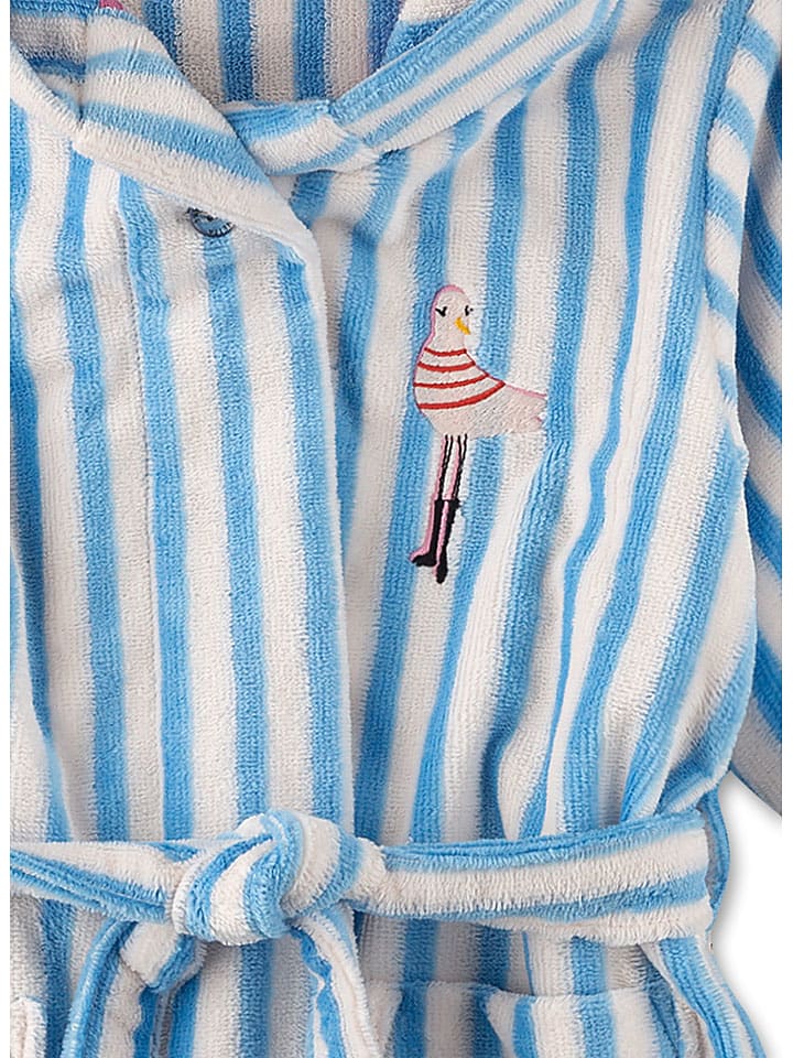 Sanetta Bademantel in Hellblau günstig kaufen