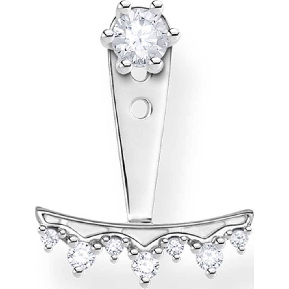 Thomas Sabo Boucle d'oreille unique 925 Argent Boucles d'oreilles