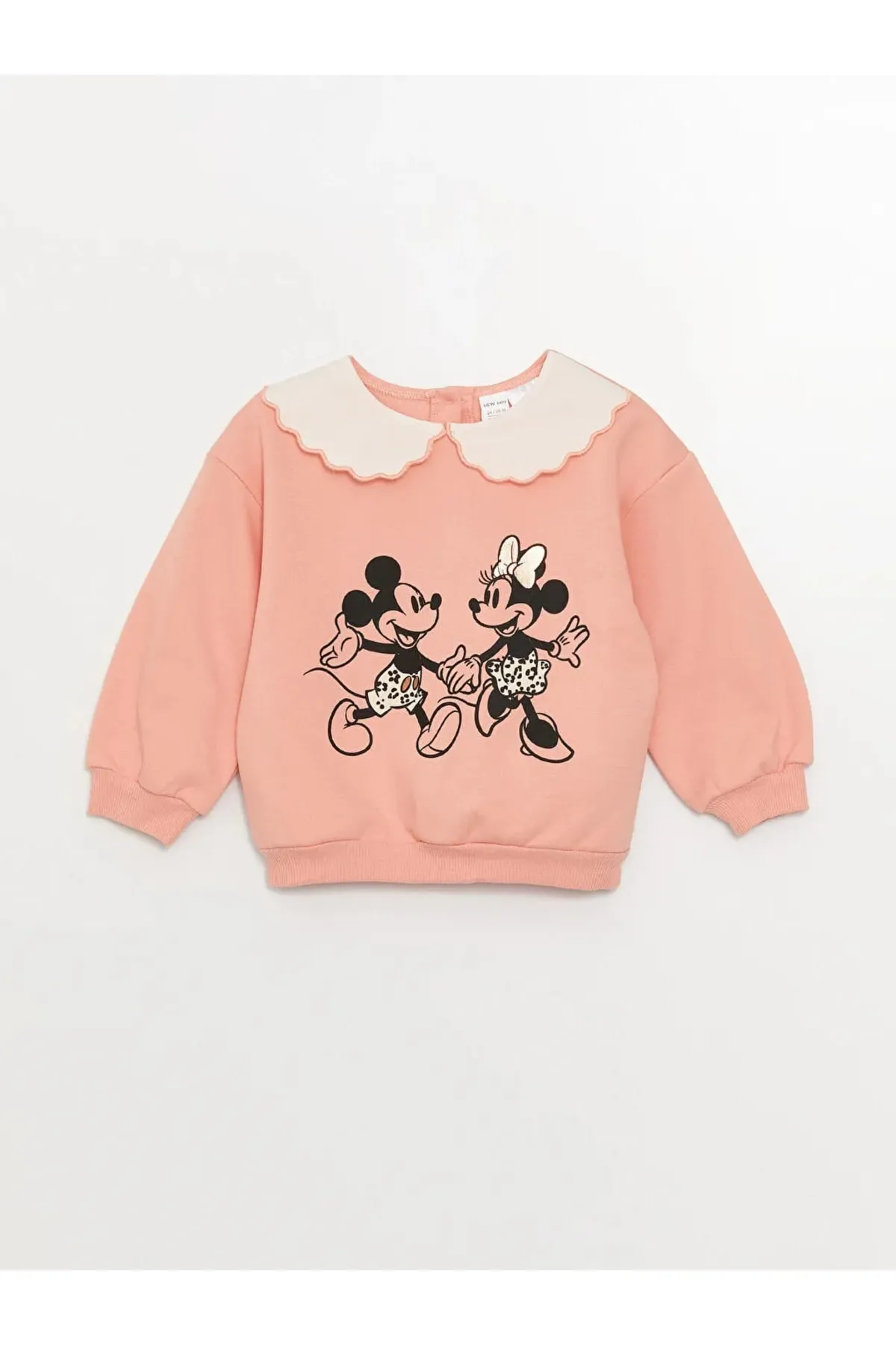 LC Waikiki  Lcw Baby Bebe Collar Langarm-Sweatshirt mit Disney-Aufdruck für Mädchen