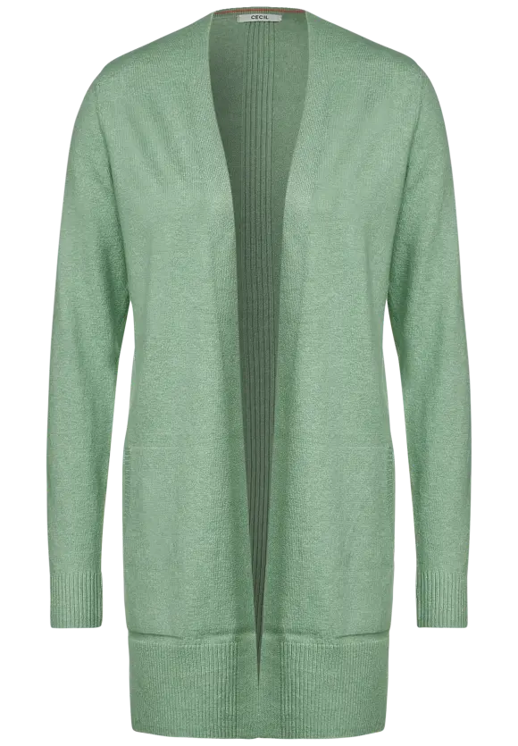 CECIL Cosy Melange Strickjacke