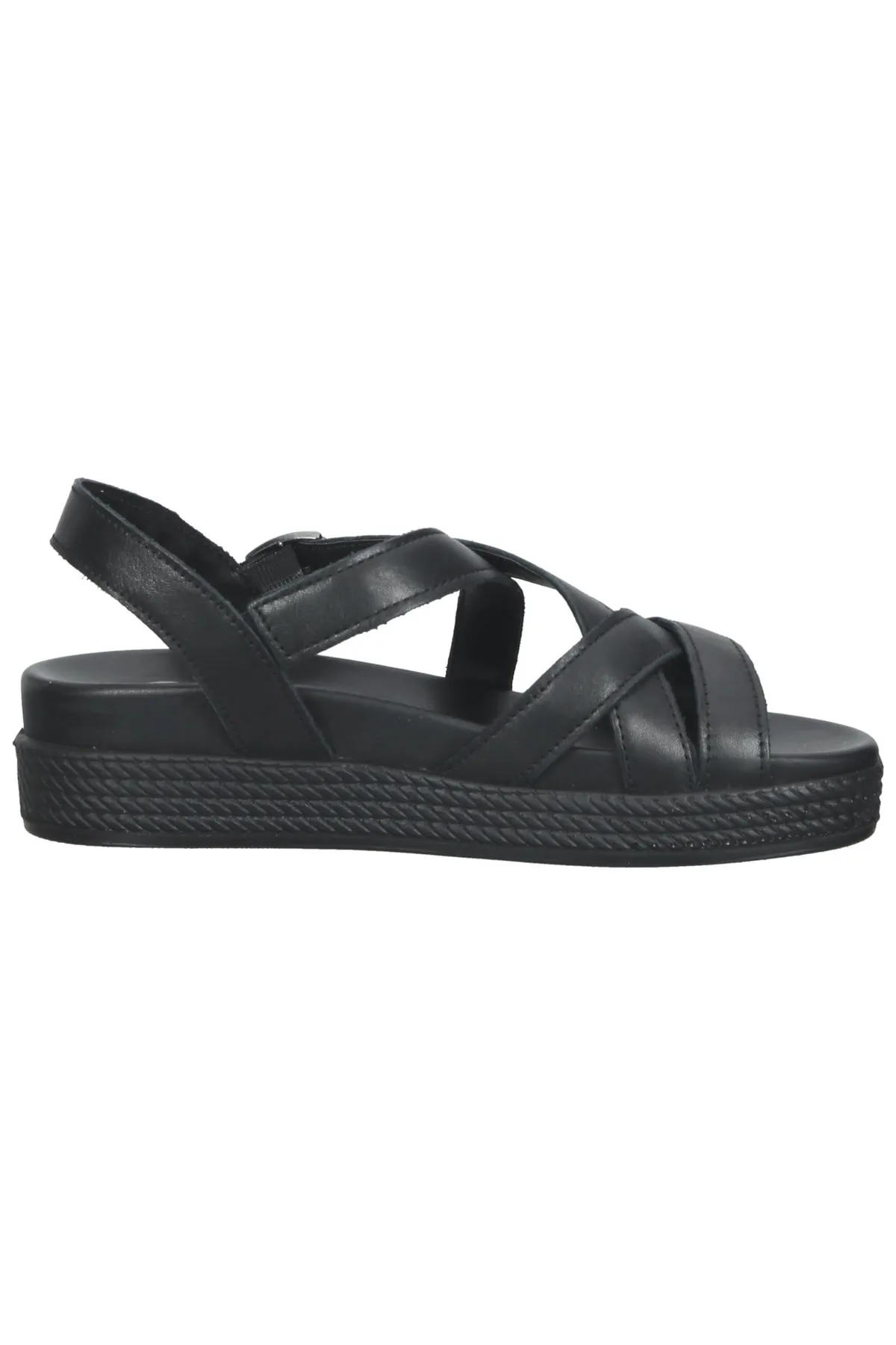 Bama  Sandalette - Schwarz - Flacher Absatz
