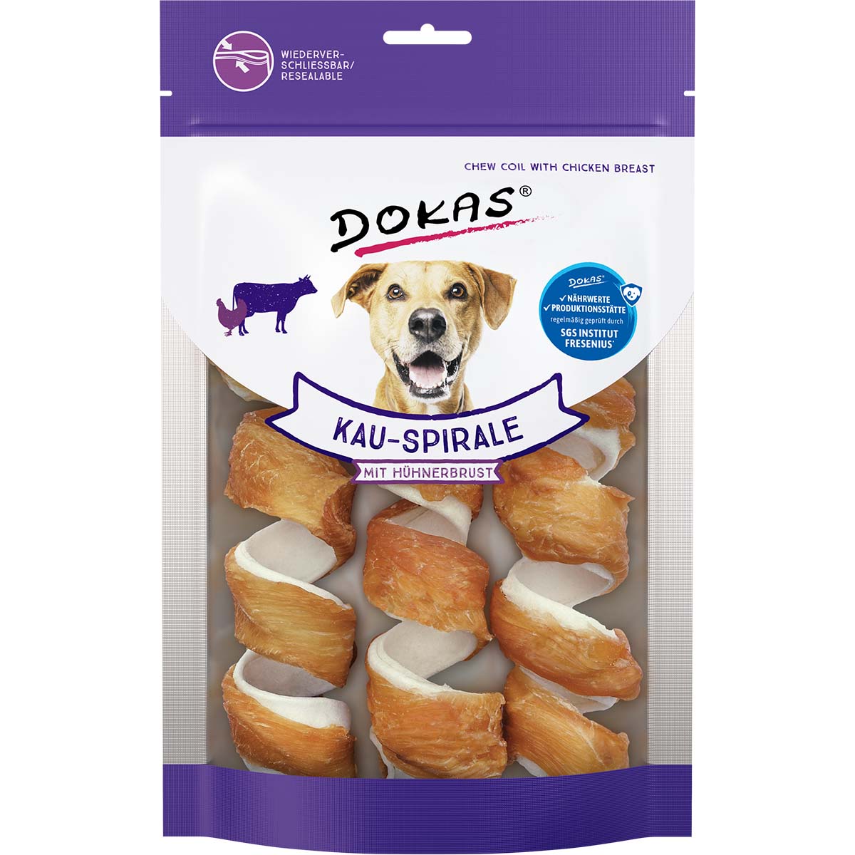 Dokas Kau-Spirale mit Hühnerbrust günstig kaufen bei ZooRoyal
