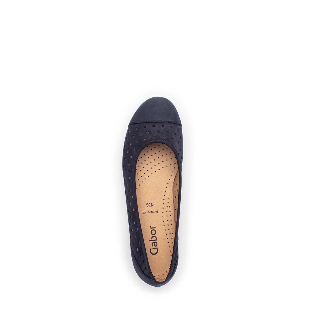 Gabor fashion Sportliche Ballerina blau
