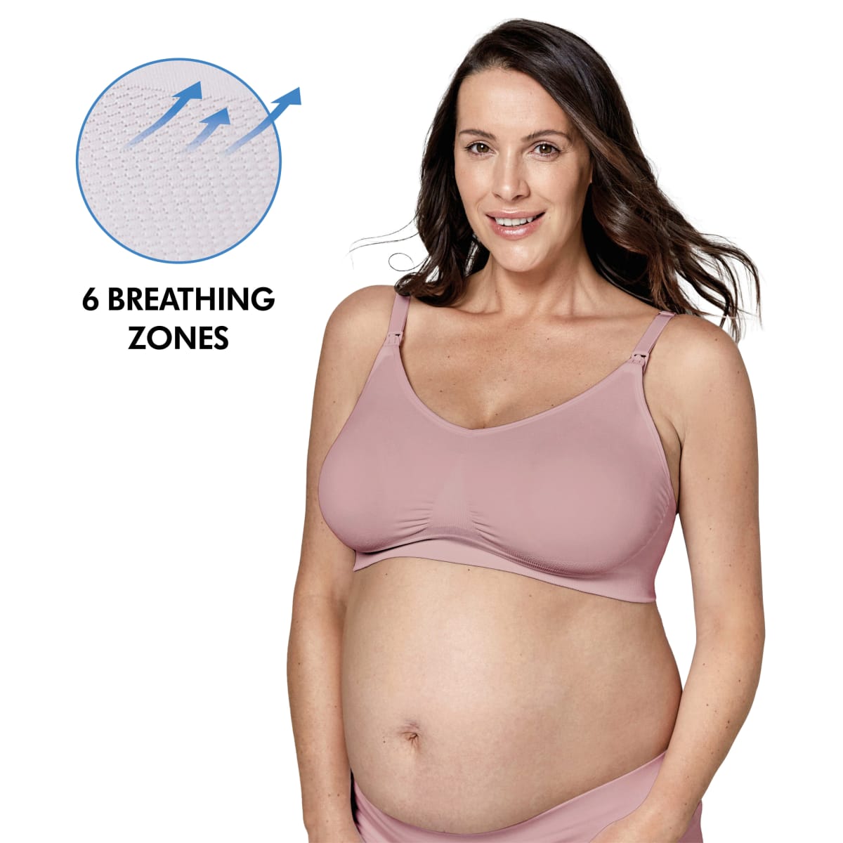 Schwangerschafts- und Still-BH Gr.XL Keep Cool Ultra, rosé, 1 St