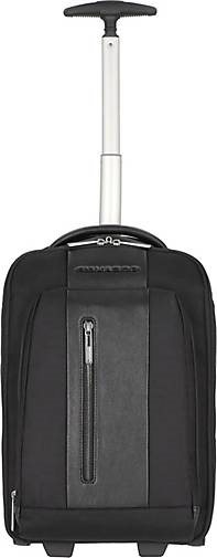 Piquadro Brief 2 Rollen Rucksacktrolley 40 cm Laptopfach