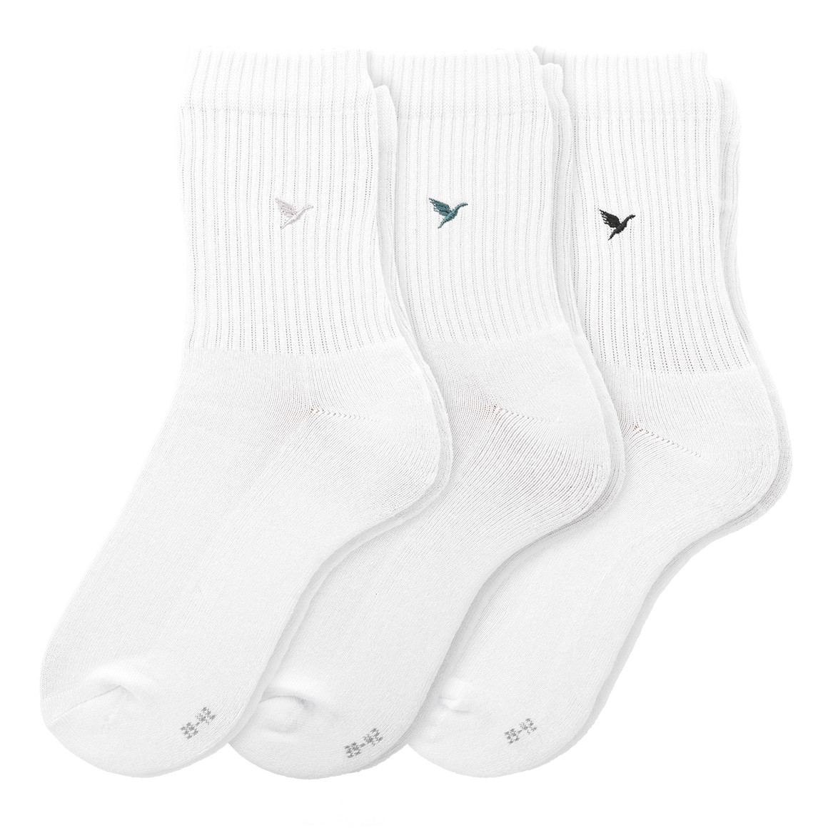 3 Paar Herren Sportsocken mit Stickerei