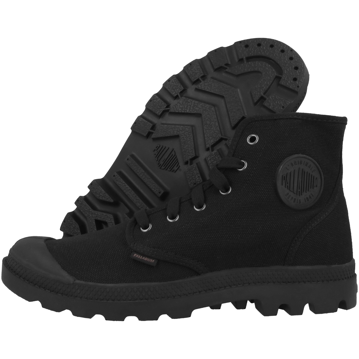 Palladium Pampa Schnürboots schwarz
